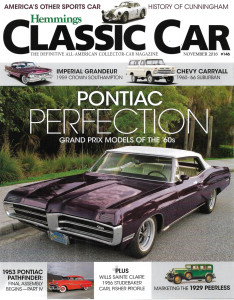 HEMMINGS CLASSIC CAR 2016 NOV - '60's GRAND PRIX, '53 PATHFINDER, '56 STUDE